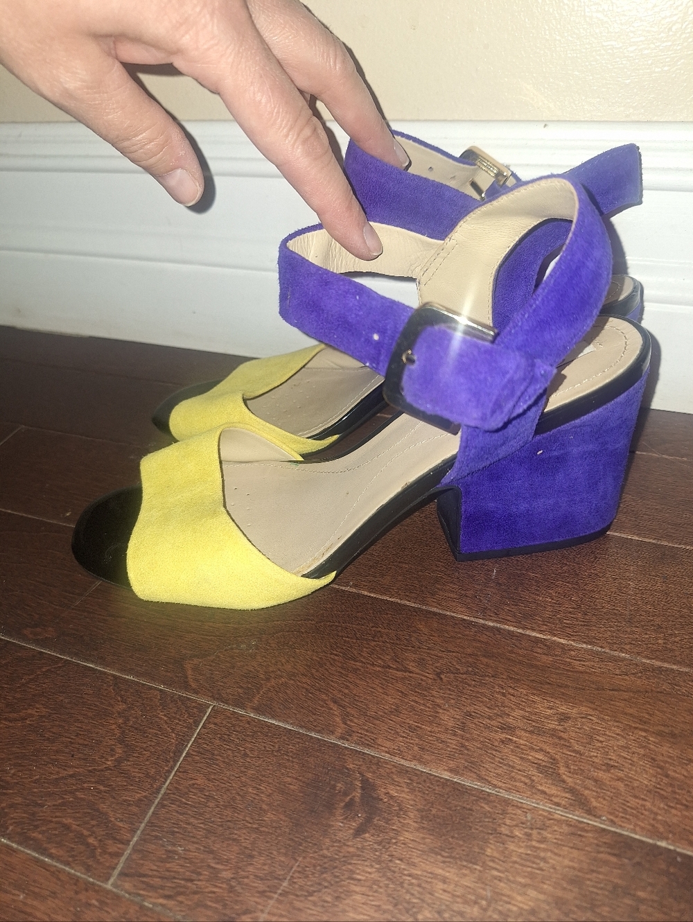GEOX RESPIRA , SIZE 36 SUEDE SHOES - Picture 3 of 8